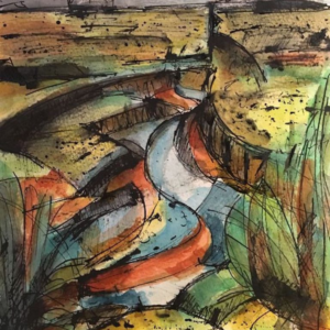 Blakeney Freshes - Drawing